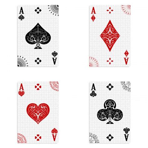 ace cards in a deck|4 types of cards.